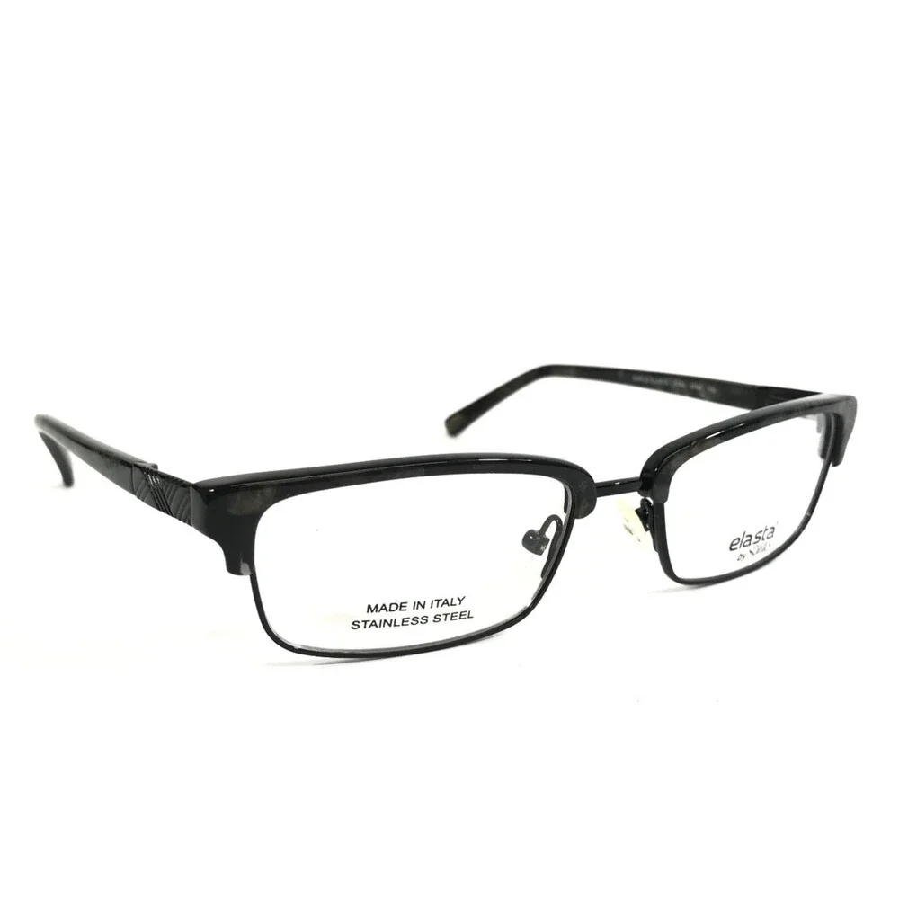 Elasta by Safilo Eyeglasses Frames 5799 OFN5 Black Gray Marble 51-17-130